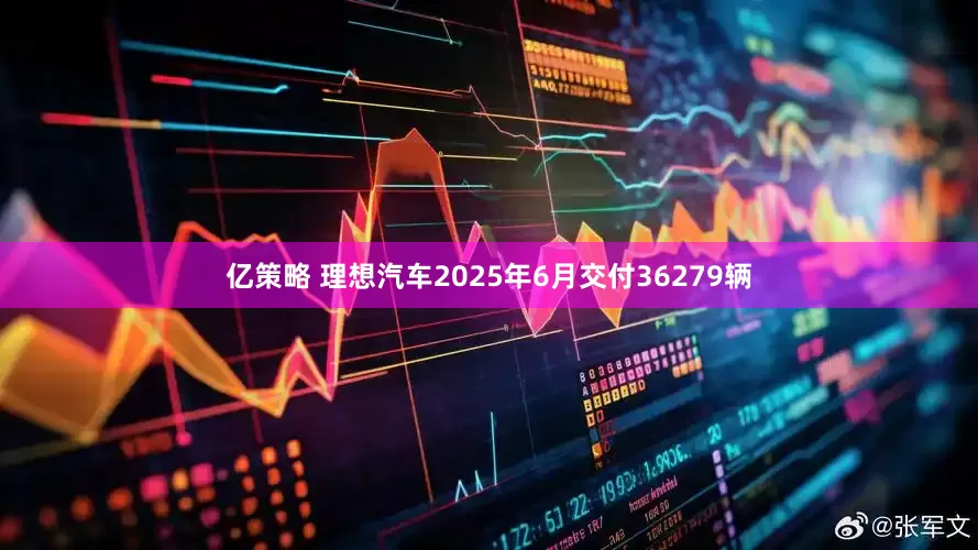 亿策略 理想汽车2025年6月交付36279辆
