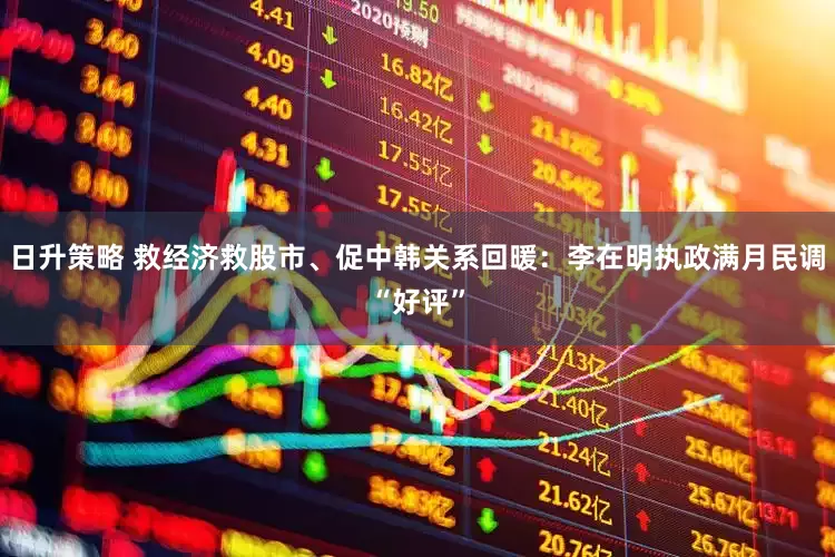 日升策略 救经济救股市、促中韩关系回暖：李在明执政满月民调“好评”