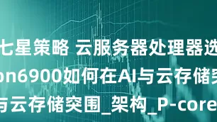 七星策略 云服务器处理器选哪款？Xeon6900如何在AI与云存储突围_架构_P-core_技术