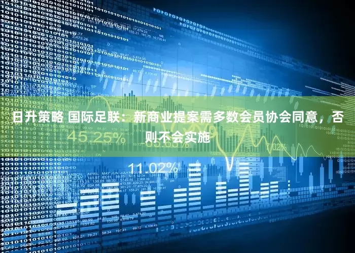 日升策略 国际足联：新商业提案需多数会员协会同意，否则不会实施